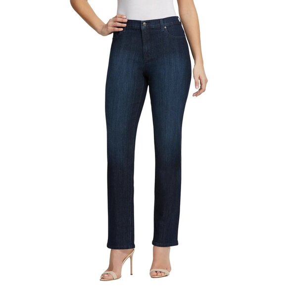 Gloria Vanderbilt Amanda 10/33 Long High-Rise Tapered 10L Pants Supreme Stretch - Picture 3 of 13